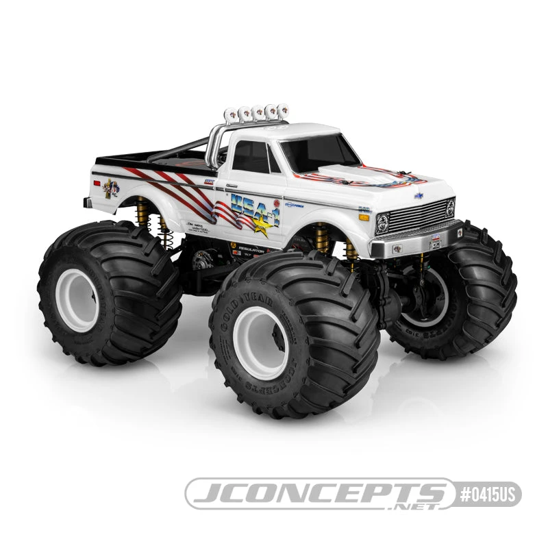 JConcepts 1970 Chevy K10 10.5" Monster Truck Body 0415 4 JConcepts 1970 Chevy K10 10.5" Monster Truck Body 0415 - Image 4