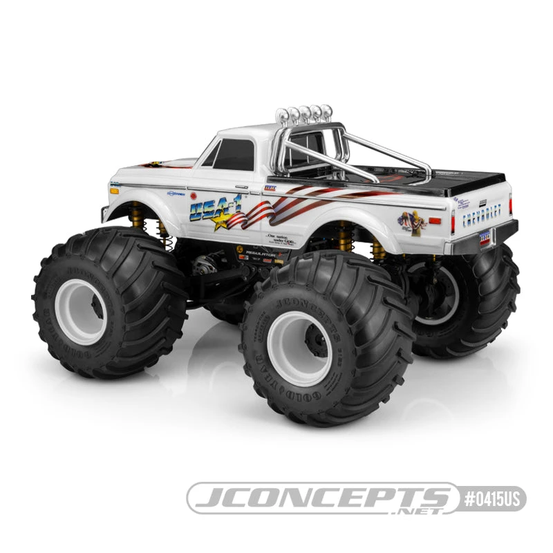 JConcepts 1970 Chevy K10 10.5" Monster Truck Body 0415 5 JConcepts 1970 Chevy K10 10.5" Monster Truck Body 0415 - Image 5