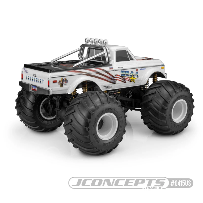JConcepts 1970 Chevy K10 10.5" Monster Truck Body 0415 6 JConcepts 1970 Chevy K10 10.5" Monster Truck Body 0415 - Image 6