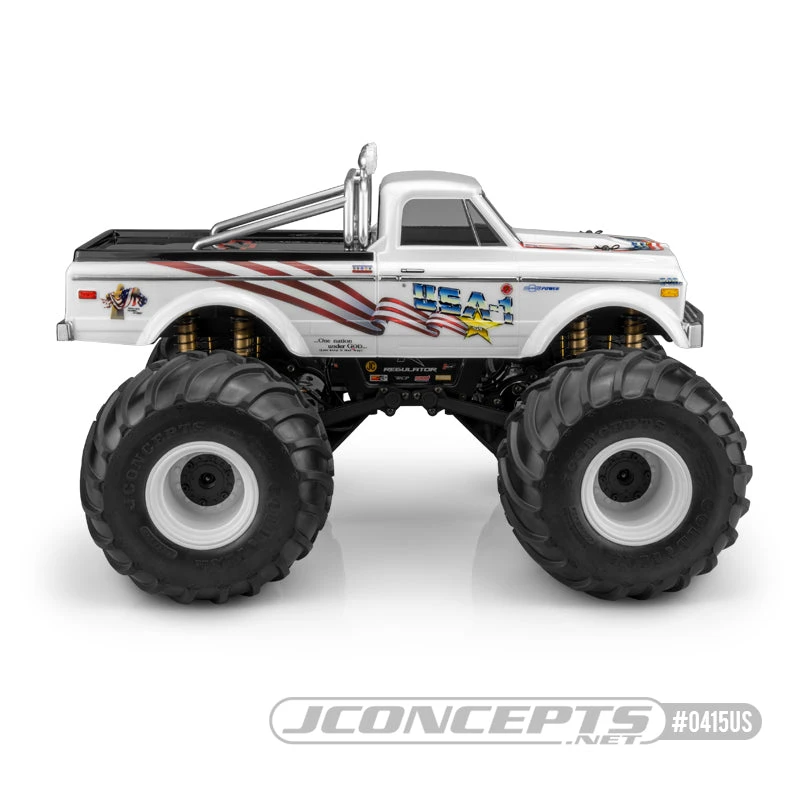JConcepts 1970 Chevy K10 10.5" Monster Truck Body 0415 7 JConcepts 1970 Chevy K10 10.5" Monster Truck Body 0415 - Image 7