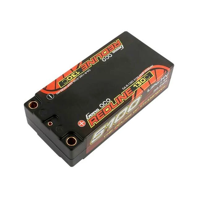 Gens Ace Redline Series 5100mAh 7.6V 130C 2S2P HardCase HV Shorty Lipo Battery 3 Gens Ace Redline Series 5100mAh 7.6V 130C 2S2P HardCase HV Shorty Lipo Battery - Image 3