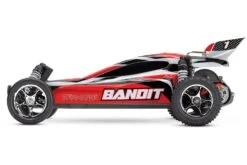 Traxxas 24054-4-RED Bandit 1/10 Scale Off-Road Buggy Red -Remote Control Car Store 24054 4 Bandit RED Sideview