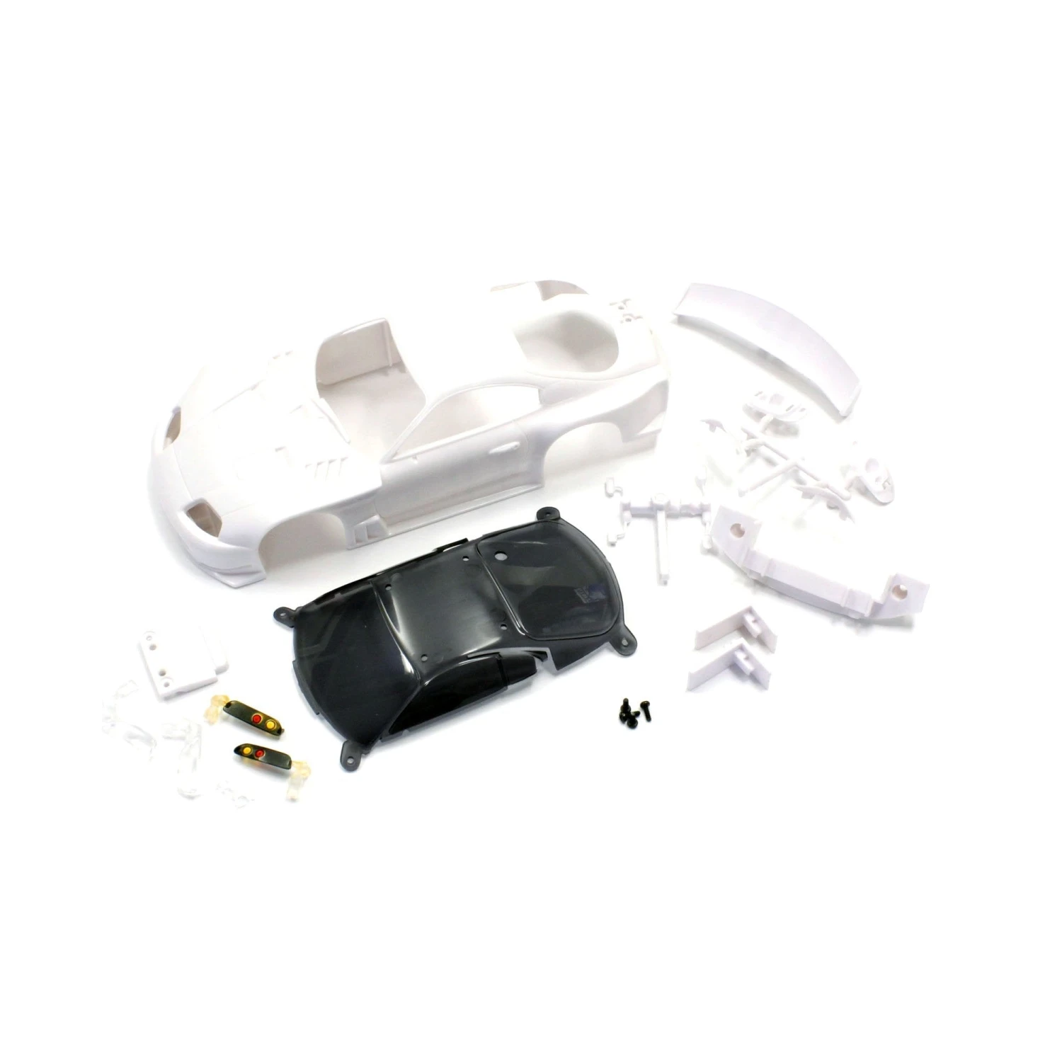 Kyosho (MZN111) TOYOTA SUPRA JGTC 2003 White Body Set (Non Deco) 2 Kyosho (MZN111) TOYOTA SUPRA JGTC 2003 White Body Set (Non Deco) - Image 2