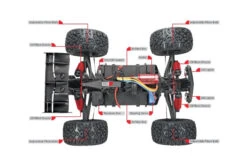 Redcat Racing TR-MT8E-V2 Monster Truck 1/8s Brushless 6S Ready TRMT8E -Remote Control Car Store 2990000084743 redcat racing tr mt8e v2 monster truck 1 8s brushless 6s ready trmt8e 7 618222f6 3e44 448e 96eb 60914a9fc84d