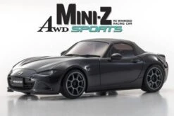 Kyosho (32137BK-B) MINI-Z MA-020S MAZDA ROADSTER Black Reflex Mica Ready Set