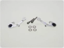 PN Racing (MR3034S) Mini-Z MR03 Alum Caster Upper Arm 1 Camber (Silver)