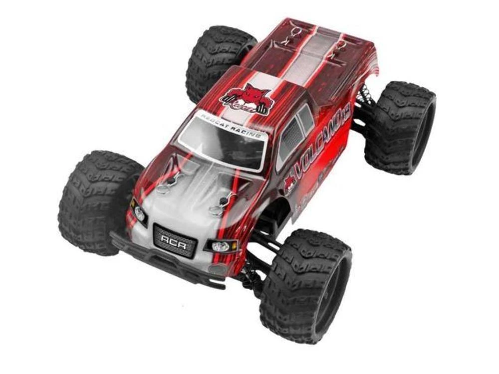 Redcat Racing Volcano-18 V2 1/18 Scale Electric Truck Red 4 Redcat Racing Volcano-18 V2 1/18 Scale Electric Truck Red - Image 4