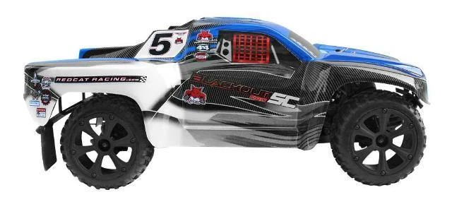 Redcat Blackout SC 1/10 Scale Brushed Electric RC Offroad Short Course Truck Blue 3 Redcat Blackout SC 1/10 Scale Brushed Electric RC Offroad Short Course Truck Blue - Image 3