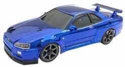 Kyosho MZP427CBL Skyline R34 Chrome Blue 20th Anniversary
