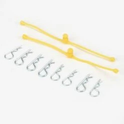 Dubro Products Dubro Body Klip Retainers-Yellow