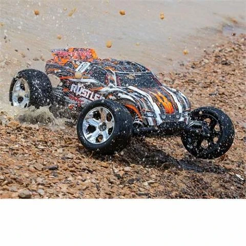 Traxxas 37054-4-ORNG Rustler® 1/10 Scale Stadium Truck Orange 3 Traxxas 37054-4-ORNG Rustler® 1/10 Scale Stadium Truck Orange - Image 3