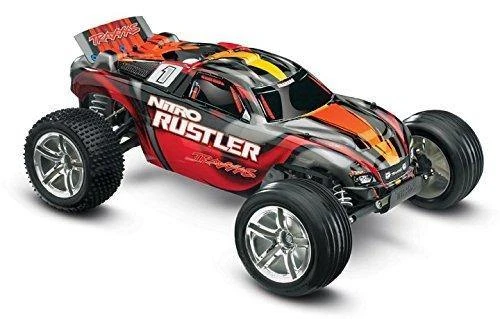 Traxxas 44096-3-RED Nitro Rustler 1/10-Scale Nitro-Powered 2WD Stadium Truck Red 2 Traxxas 44096-3-RED Nitro Rustler 1/10-Scale Nitro-Powered 2WD Stadium Truck Red - Image 2