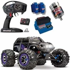 Traxxas 56076-4-PRPL Summit 110 Scale 4WD Electric Extreme Terrain Monster Truck With TQi Traxxas Link Ebled 2.4GHz Radio System