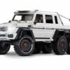 Traxxas 88096-4-WHT TRX-6 Scale And Trail Crawler With Mercedes-Benz G 63 AMG Body 6X6 Electric Trail Truck With TQi Traxxas Link Ebled 2.4GHz Radio System