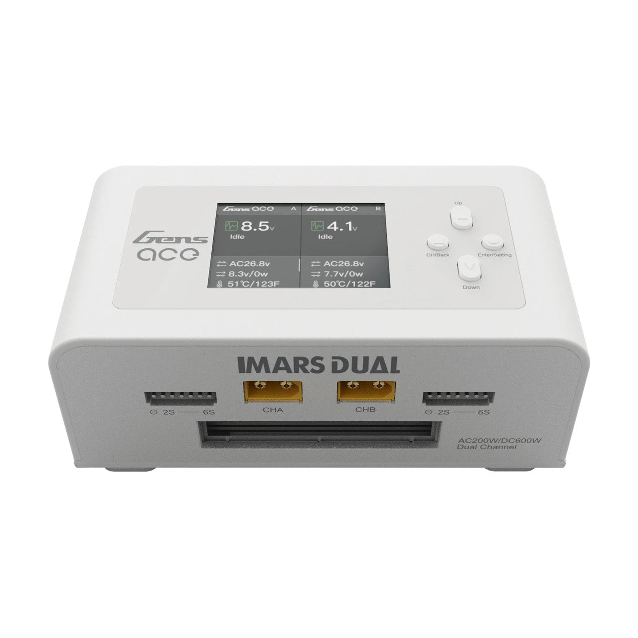 Gens Ace GensAce Imars Dual Channel AC200W/DC300Wx2 Balance Charger 5 Gens Ace GensAce Imars Dual Channel AC200W/DC300Wx2 Balance Charger - Image 5