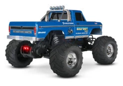 Traxxas Bigfoot No.1 1/10 Scale Monster Truck 2WD With XL-5 ESC Led Lights Battery And Charger 36034-61-R5 -Remote Control Car Store 36034 61 Bigfoot Rear 3qtr