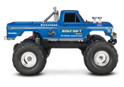 Traxxas Bigfoot No.1 1/10 Scale Monster Truck 2WD With XL-5 ESC Led Lights Battery And Charger 36034-61-R5 -Remote Control Car Store 36034 61 Bigfoot Sideview