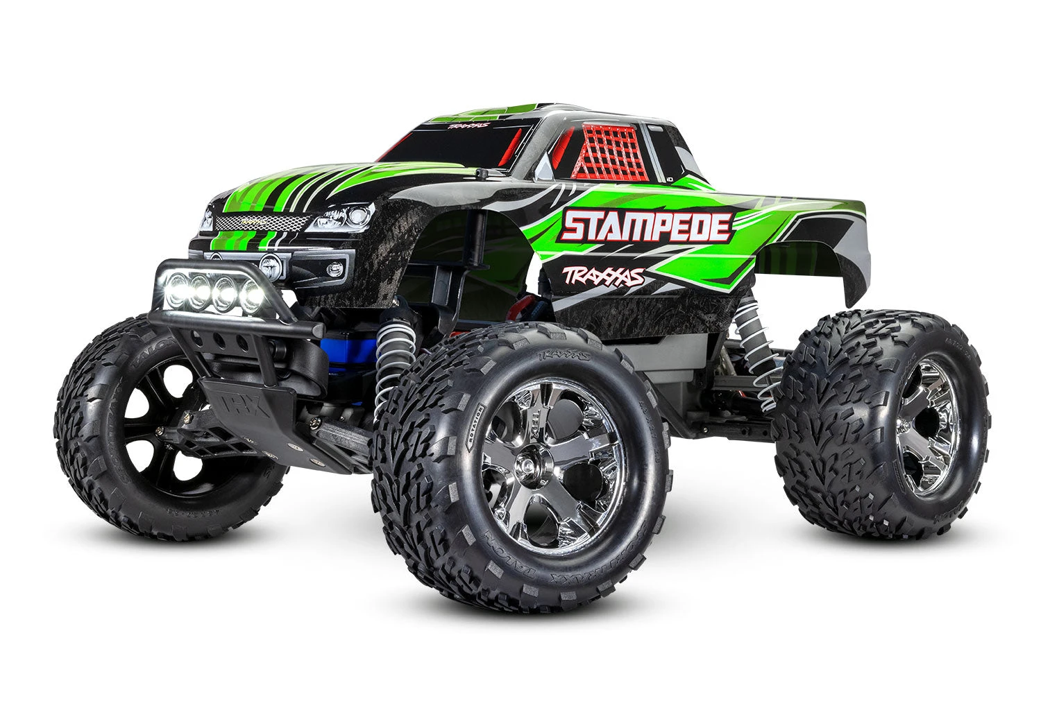 Traxxas Stampede 1/10 Scale Monster Truck 2WD With XL-5 ESC Led Lights Battery And Charger 36054-61 2 Traxxas Stampede 1/10 Scale Monster Truck 2WD With XL-5 ESC Led Lights Battery And Charger 36054-61 - Image 2
