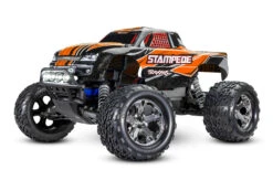 Traxxas Stampede 1/10 Scale Monster Truck 2WD With XL-5 ESC Led Lights Battery And Charger 36054-61 22 Traxxas Stampede 1/10 Scale Monster Truck 2WD With XL-5 ESC Led Lights Battery And Charger 36054-61 -Remote Control Car Store 36054 61 Stampede 3qtr Front ORNG