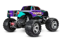 Traxxas Stampede 1/10 Scale Monster Truck 2WD With XL-5 ESC Led Lights Battery And Charger 36054-61 28 Traxxas Stampede 1/10 Scale Monster Truck 2WD With XL-5 ESC Led Lights Battery And Charger 36054-61 -Remote Control Car Store 36054 61 Stampede 3qtr Rear PRPL
