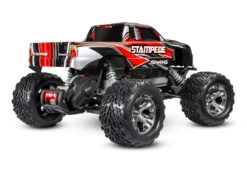 Traxxas Stampede 1/10 Scale Monster Truck 2WD With XL-5 ESC Led Lights Battery And Charger 36054-61 29 Traxxas Stampede 1/10 Scale Monster Truck 2WD With XL-5 ESC Led Lights Battery And Charger 36054-61 -Remote Control Car Store 36054 61 Stampede 3qtr Rear RED