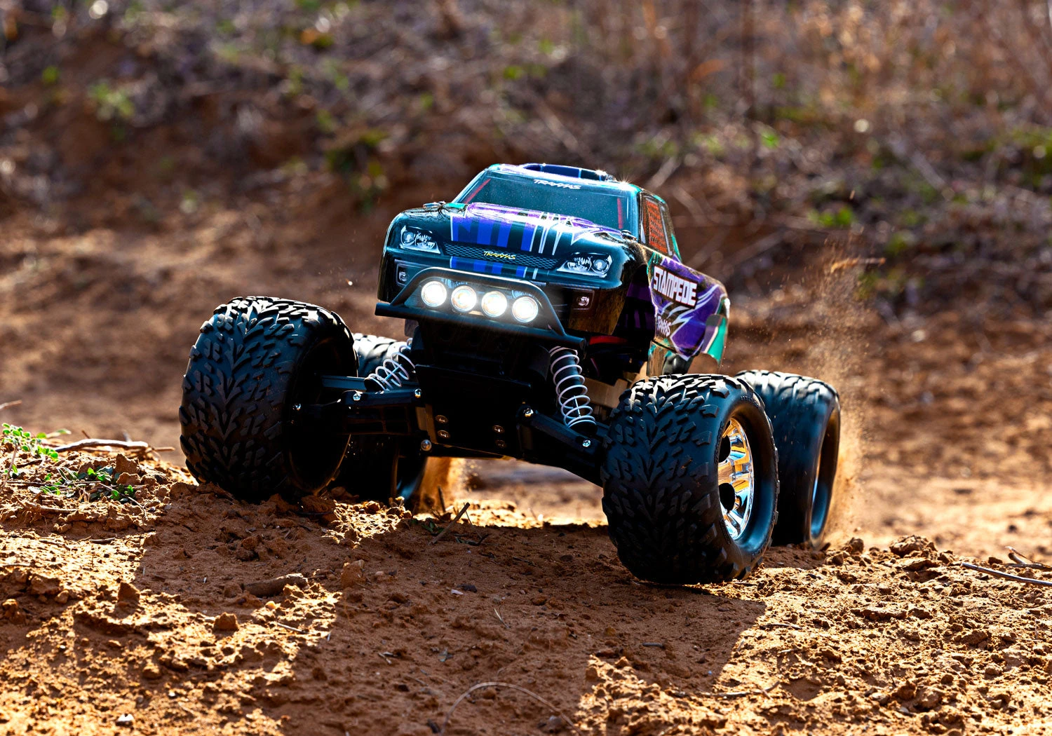 Traxxas Stampede 1/10 Scale Monster Truck 2WD With XL-5 ESC Led Lights Battery And Charger 36054-61 13 Traxxas Stampede 1/10 Scale Monster Truck 2WD With XL-5 ESC Led Lights Battery And Charger 36054-61 - Image 13