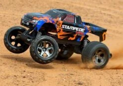 Traxxas 36076-4-ORNG Stampede® VXL: 110 Scale Monster Truck With TQi Traxxas Link™ Ebled 2.4GHz Radio System & Traxxas Stability Magement (TSM)® -Remote Control Car Store 36076 4 Stampede VXL ORNG Wheelie RtoL 0873 1x 527a3ce6 2615 4974 b8b2 831544699668