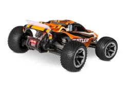 Traxxas Rustler 1/10 Scale Monster Truck 2WD With XL-5 ESC Led Lights Battery And Charger 37054-61 29 Traxxas Rustler 1/10 Scale Monster Truck 2WD With XL-5 ESC Led Lights Battery And Charger 37054-61 -Remote Control Car Store 37054 61 Rustler 3Qtr rear ORNG