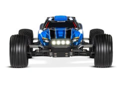 Traxxas Rustler 1/10 Scale Monster Truck 2WD With XL-5 ESC Led Lights Battery And Charger 37054-61 36 Traxxas Rustler 1/10 Scale Monster Truck 2WD With XL-5 ESC Led Lights Battery And Charger 37054-61 -Remote Control Car Store 37054 61 Rustler frontview BLUE