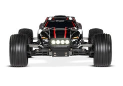 Traxxas Rustler 1/10 Scale Monster Truck 2WD With XL-5 ESC Led Lights Battery And Charger 37054-61 39 Traxxas Rustler 1/10 Scale Monster Truck 2WD With XL-5 ESC Led Lights Battery And Charger 37054-61 -Remote Control Car Store 37054 61 Rustler frontview RBLK
