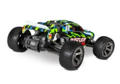 Traxxas Rustler 1/10 Scale Stadium Truck 2WD With VXL 3S ESC Pro Series Magnum 272R Transmission 37076-74 -Remote Control Car Store 37076 74 RUSTLER VXL 3Qtr Rear GRN RGB