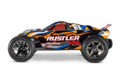 Traxxas Rustler 1/10 Scale Stadium Truck 2WD With VXL 3S ESC Pro Series Magnum 272R Transmission 37076-74 -Remote Control Car Store 37076 74 RUSTLER VXL SIDE ORNG