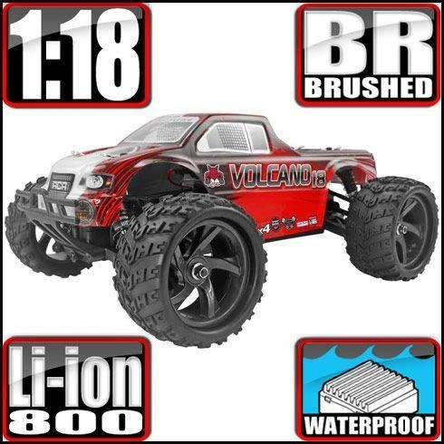 Redcat Racing Volcano-18 V2 1/18 Scale Electric Truck Red 1 Redcat Racing Volcano-18 V2 1/18 Scale Electric Truck Red