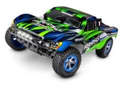 Traxxas Slash 1/10 Scale Short Course Truck 2WD With XL-5 ESC Led Lights Battery And Charger 58034-61 -Remote Control Car Store 58034 61 Slash 3qtr Front GRN