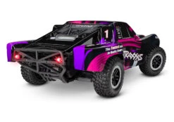 Traxxas Slash 1/10 Scale Short Course Truck 2WD With XL-5 ESC Led Lights Battery And Charger 58034-61 -Remote Control Car Store 58034 61 Slash 3qtr Rear PINK