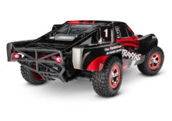 Traxxas Slash 1/10 Scale Short Course Truck 2WD With XL-5 ESC Led Lights Battery And Charger 58034-61 -Remote Control Car Store 58034 61 Slash 3qtr Rear RED