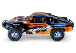 Traxxas Slash 1/10 Scale Short Course Truck 2WD With XL-5 ESC Led Lights Battery And Charger 58034-61 -Remote Control Car Store 58034 61 Slash Side ORNG