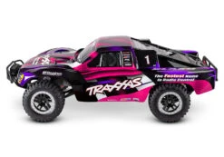Traxxas Slash 1/10 Scale Short Course Truck 2WD With XL-5 ESC Led Lights Battery And Charger 58034-61 -Remote Control Car Store 58034 61 Slash Side PINK