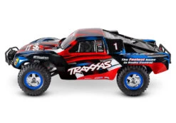 Traxxas Slash 1/10 Scale Short Course Truck 2WD With XL-5 ESC Led Lights Battery And Charger 58034-61 -Remote Control Car Store 58034 61 Slash Side RBLU