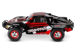 Traxxas Slash 1/10 Scale Short Course Truck 2WD With XL-5 ESC Led Lights Battery And Charger 58034-61 -Remote Control Car Store 58034 61 Slash Side RED