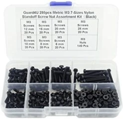 Black Nylon M3 Standoff 8mm 25 Pack -Remote Control Car Store 61QYkQ8BRFL. AC SX355