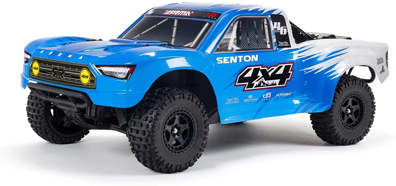ARRMA SENTON 4X4 MEGA Brushed 1/10th 4wd SC Blue T2 ARA4203V3T2