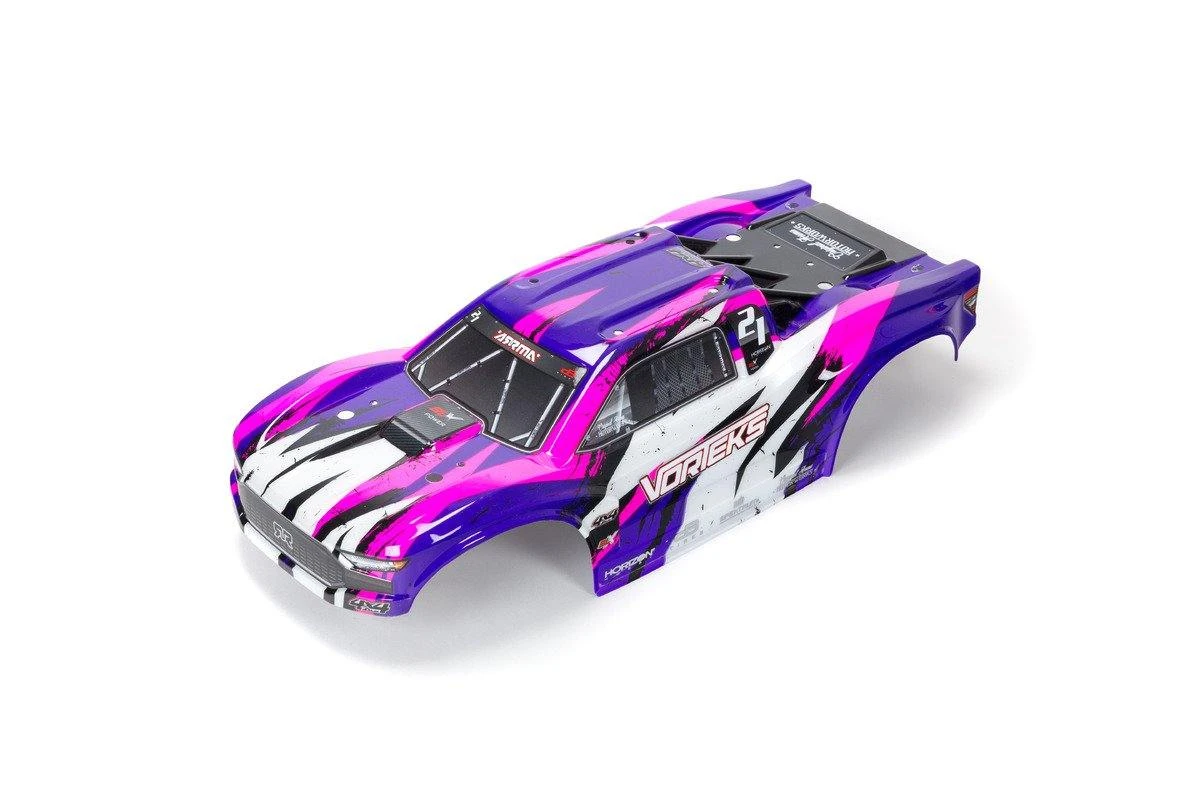 ARRMA VORTEKS 4X4 BLX Painted Decal Trimmed Body(Purple) ARA402327 1 ARRMA VORTEKS 4X4 BLX Painted Decal Trimmed Body(Purple) ARA402327