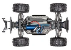 Traxxas Hoss™ 4X4 VXL: 1/10 Scale Monster Truck Orange -Remote Control Car Store 90076 4 Hoss 4x4 VXL Chassis Overhead dcf7b0d8 d4e2 41d5 ab83 daadeffae81d