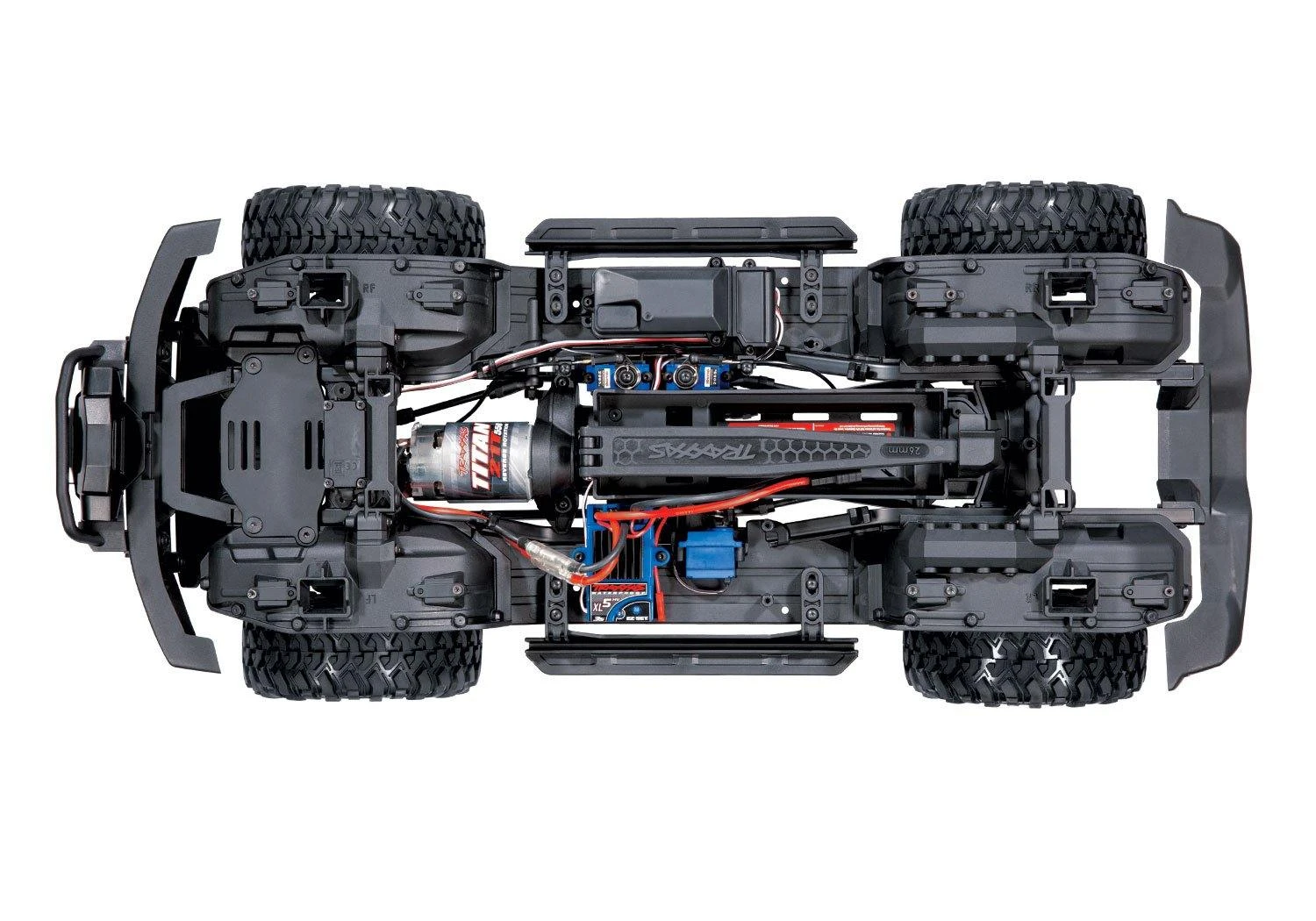 Traxxas TRX-4® Scale And Trail™ Crawler With 2021 Ford Bronco Body: 4WD Electric Truck With TQi Raxxas Link™ Enabled 2.4GHz Radio System 92076-4-RED 5 Traxxas TRX-4® Scale And Trail™ Crawler With 2021 Ford Bronco Body: 4WD Electric Truck With TQi Raxxas Link™ Enabled 2.4GHz Radio System 92076-4-RED - Image 5