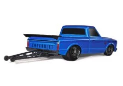 Traxxas 94076-4 1/10 No Prep Drag Truck With 1967 Chevrolet C10 Body (Drag Slash) 28 Traxxas 94076-4 1/10 No Prep Drag Truck With 1967 Chevrolet C10 Body (Drag Slash) -Remote Control Car Store 94076 4 C10 Drag Slash BLUE 3qtr REAR