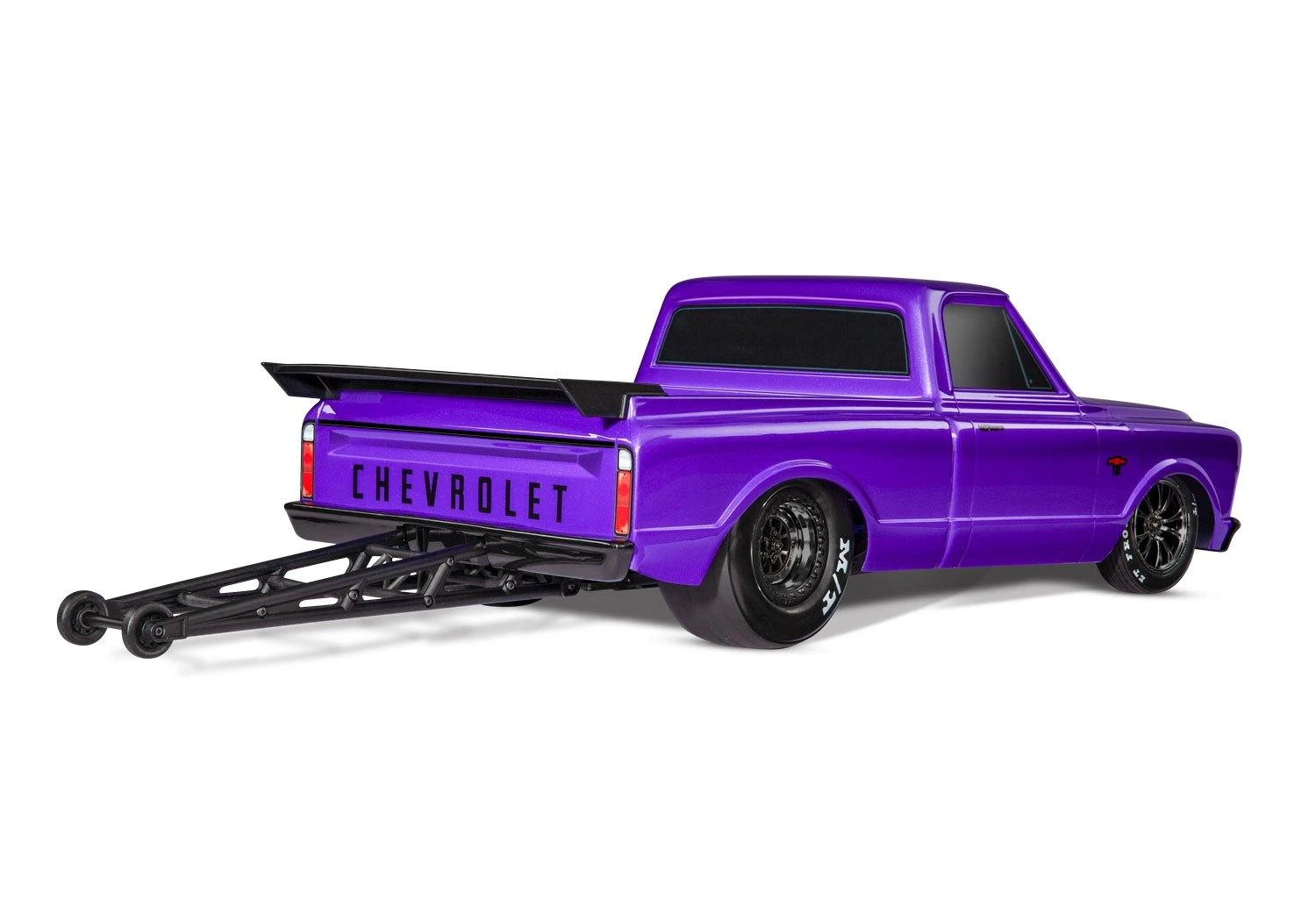 Traxxas 94076-4 1/10 No Prep Drag Truck With 1967 Chevrolet C10 Body (Drag Slash) 11 Traxxas 94076-4 1/10 No Prep Drag Truck With 1967 Chevrolet C10 Body (Drag Slash) - Image 11