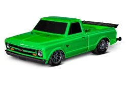 Traxxas 94076-4 1/10 No Prep Drag Truck With 1967 Chevrolet C10 Body (Drag Slash) 23 Traxxas 94076-4 1/10 No Prep Drag Truck With 1967 Chevrolet C10 Body (Drag Slash) -Remote Control Car Store 94076 4 Drag Slash 3qtr Front High GRN