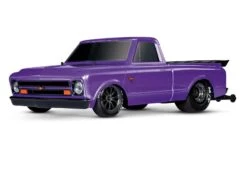Traxxas 94076-4 1/10 No Prep Drag Truck With 1967 Chevrolet C10 Body (Drag Slash) 39 Traxxas 94076-4 1/10 No Prep Drag Truck With 1967 Chevrolet C10 Body (Drag Slash) -Remote Control Car Store 94076 4 Drag Slash 3qtr Front Low PRPL