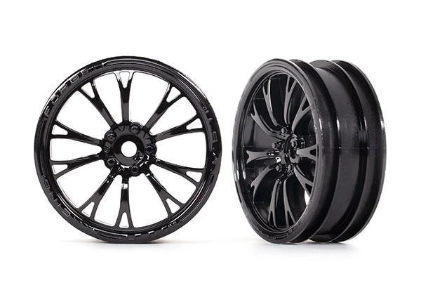 Traxxas 9472 Wheels, Weld Gloss Black (Front) (2) 1 Traxxas 9472 Wheels, Weld Gloss Black (Front) (2)